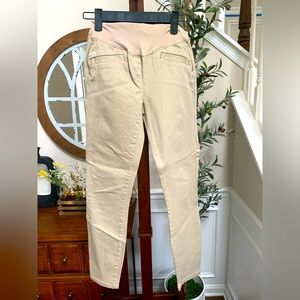 Gap Maternity size 00 regular tan khaki skinny pants